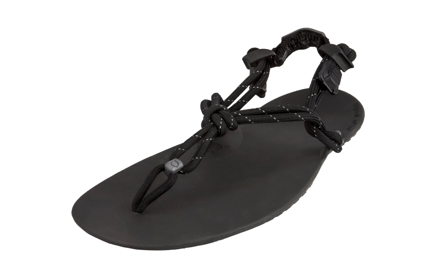 Xero Shoes Genesis Men barfods sandaler til mænd i farven black, vinklet