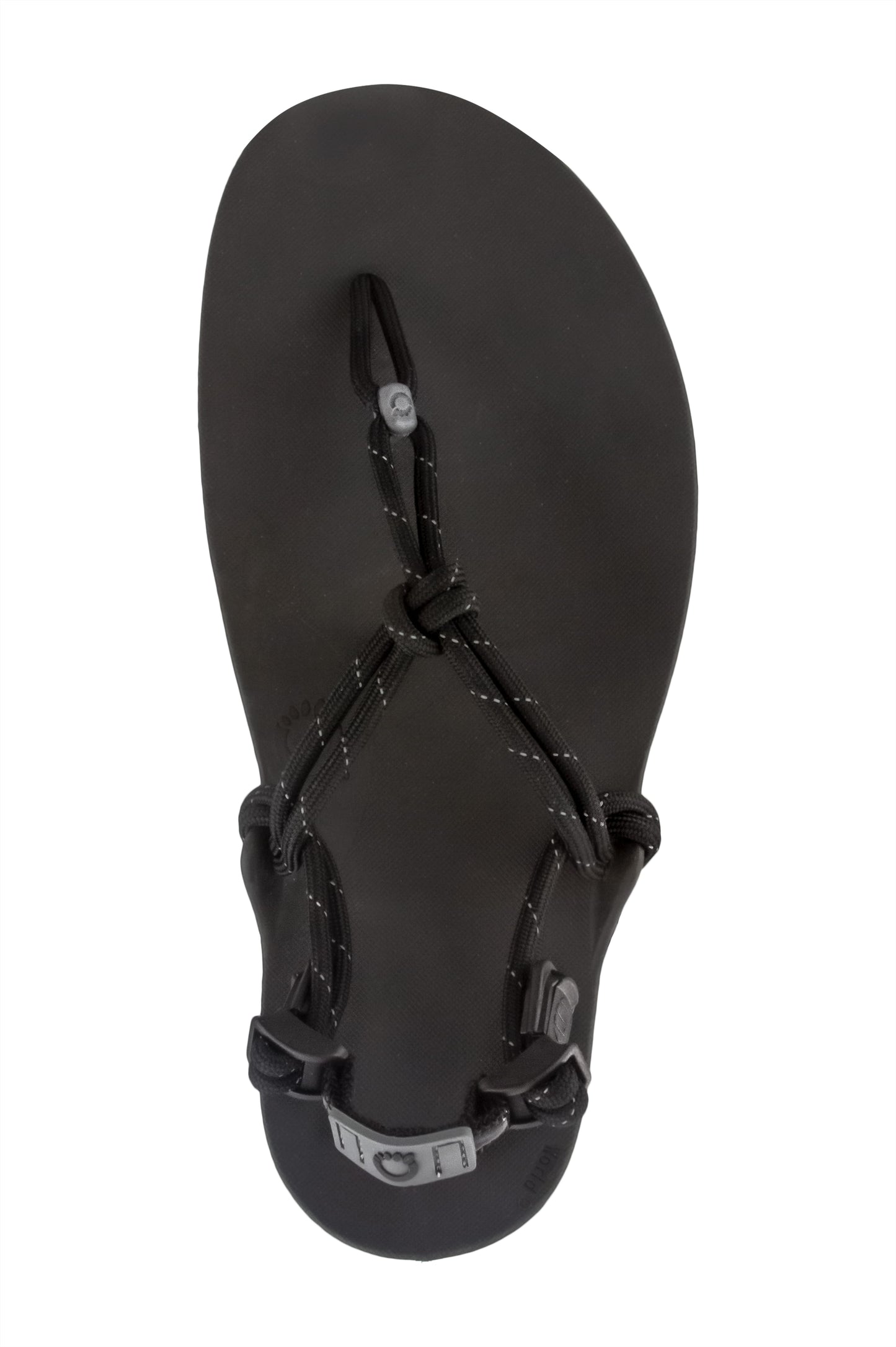 Xero Shoes Genesis Womens barfods sandaler til kvinder i farven black, top