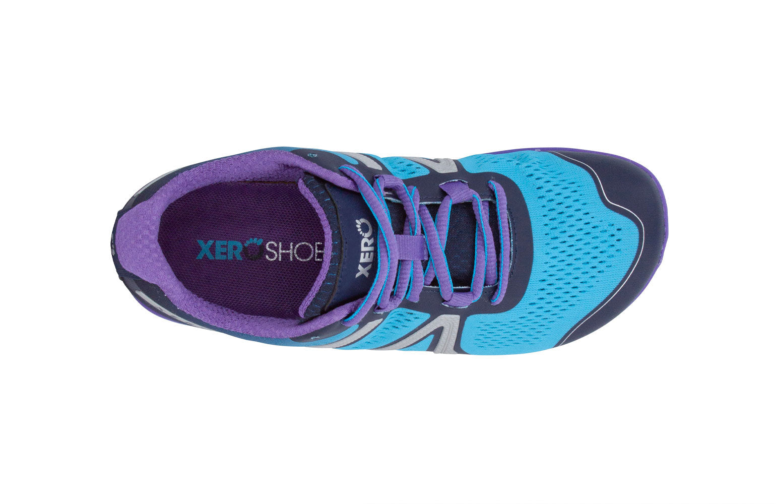 Xero Shoes HFS Womens barfods træningssko/løbesko til kvinder i farven atoll blue, top