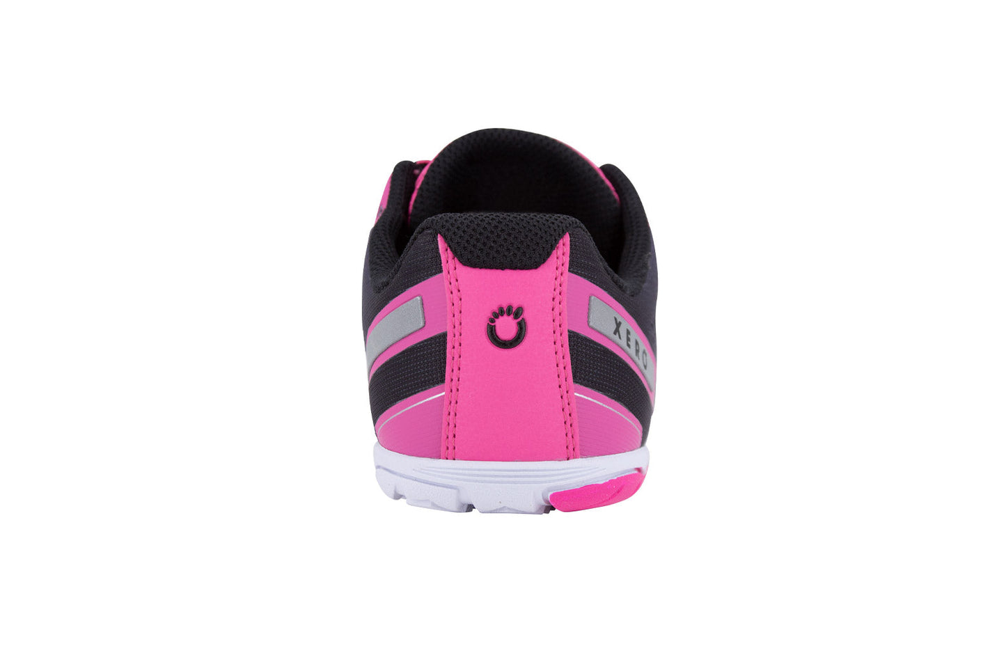 Xero Shoes HFS Womens barfods træningssko/løbesko til kvinder i farven pink glow, bagfra