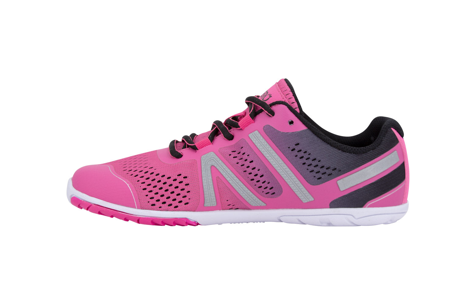 Xero Shoes HFS Womens barfods træningssko/løbesko til kvinder i farven pink glow, inderside