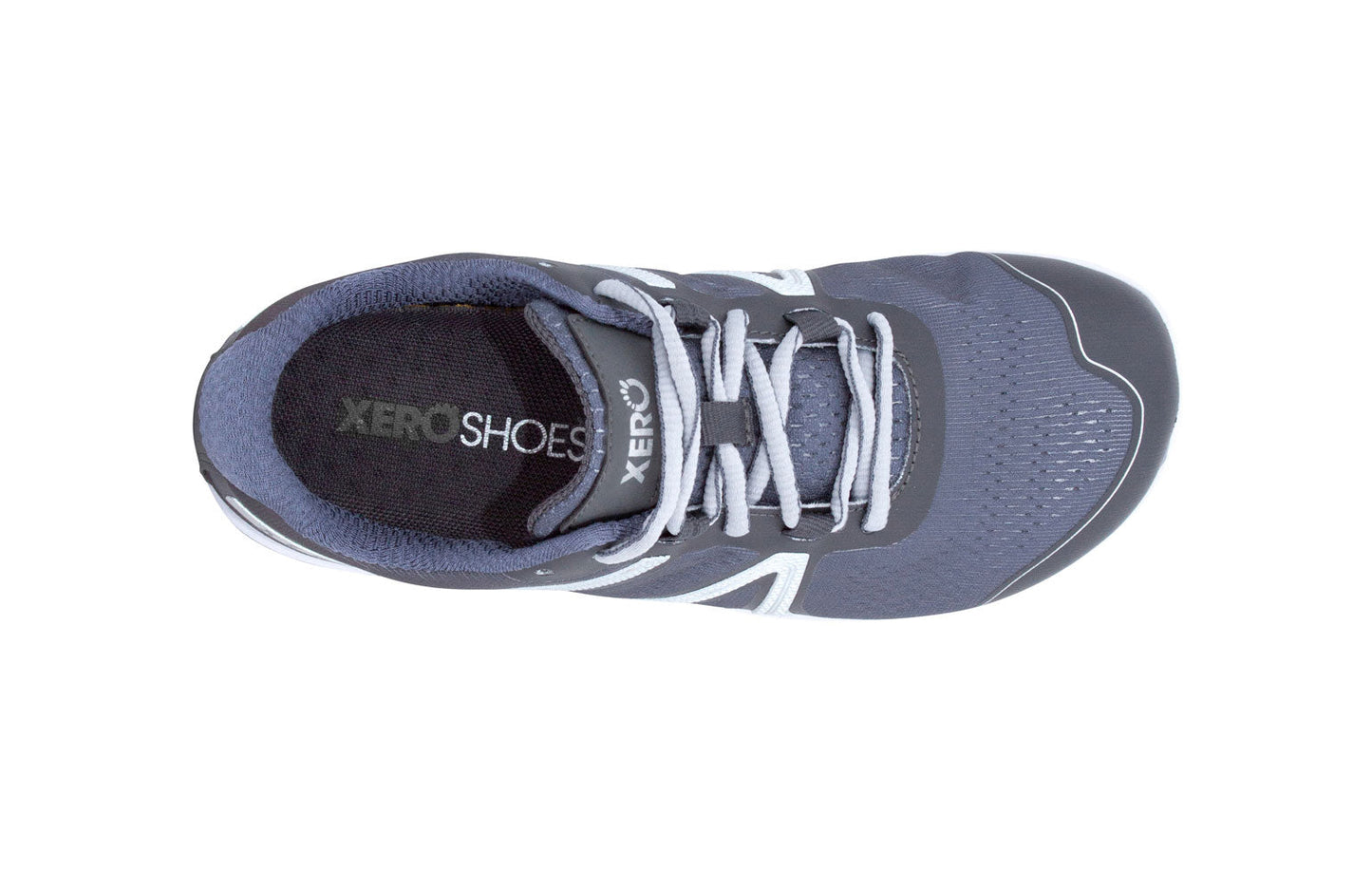 Xero Shoes HFS Womens barfods træningssko/løbesko til kvinder i farven steel gray, top