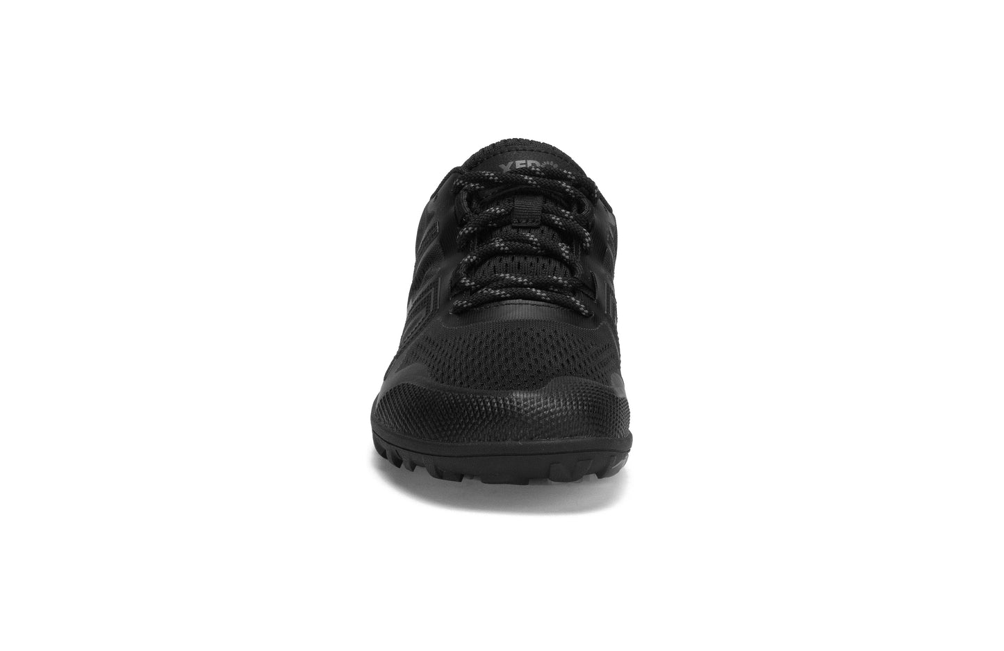 Xero Shoes Mesa Trail barfods trailsko til kvinder i farven black, forfra
