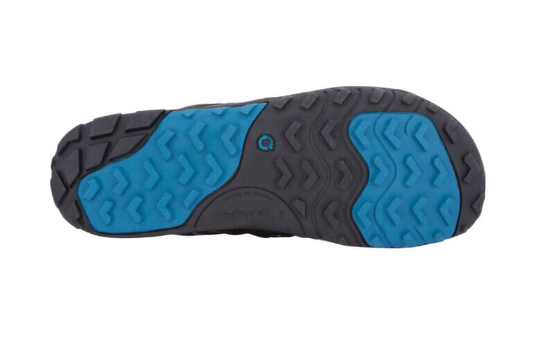 Xero Shoes Mesa Trail barfods trailsko til kvinder i farven dark gray sapphire, saal