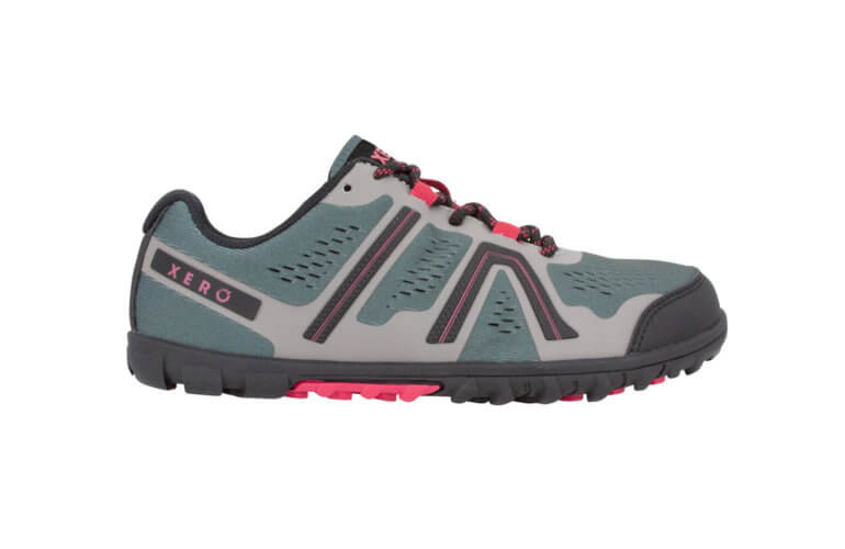 Xero Shoes Mesa Trail barfods trailsko til kvinder i farven juniper, yderside