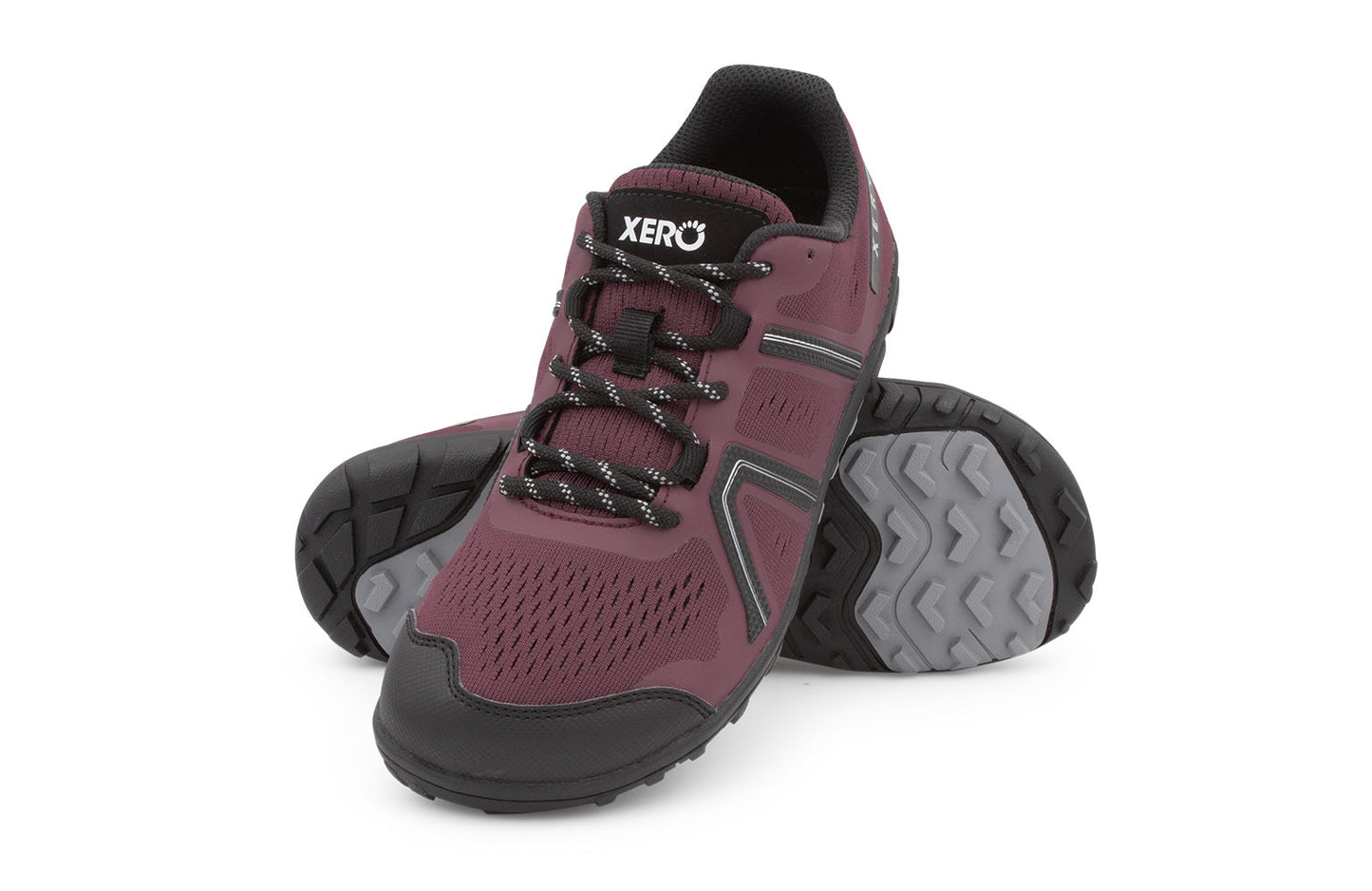 Xero Shoes Mesa Trail barfods trailsko til kvinder i farven muddy rose, par