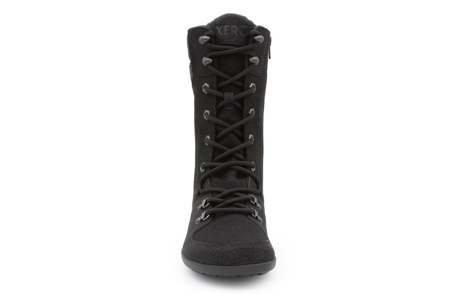 Xero Shoes Mika barfods vinterstøvler til kvinder i farven black, forfra
