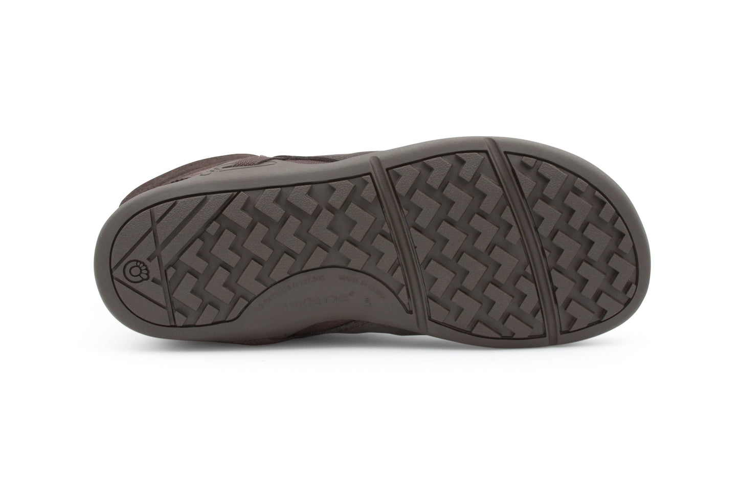Xero Shoes Mika barfods vinterstøvler til kvinder i farven chocolate plum, saal