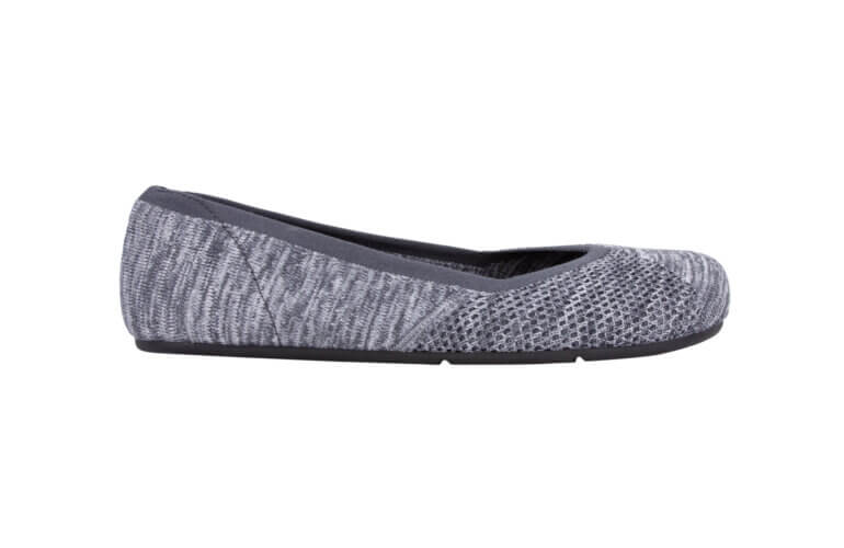 Xero Shoes Phoenix Knit Womens barfods ballerinaer til kvinder i farven gray, yderside