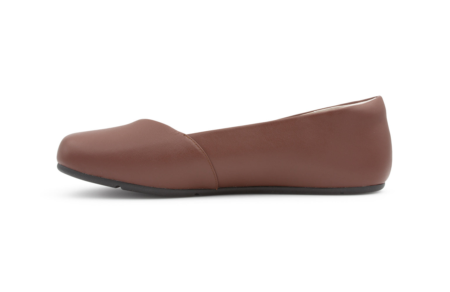Xero Shoes Phoenix Leather barfods ballerinaer til kvinder i farven brown, inderside