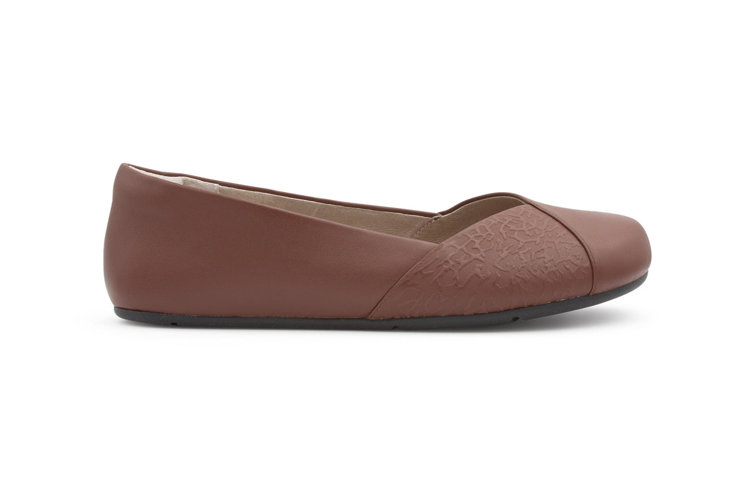 Xero Shoes Phoenix Leather barfods ballerinaer til kvinder i farven brown, yderside