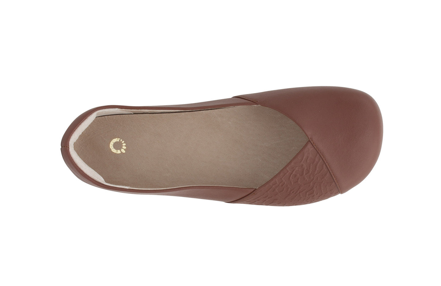 Xero Shoes Phoenix Leather barfods ballerinaer til kvinder i farven brown, top