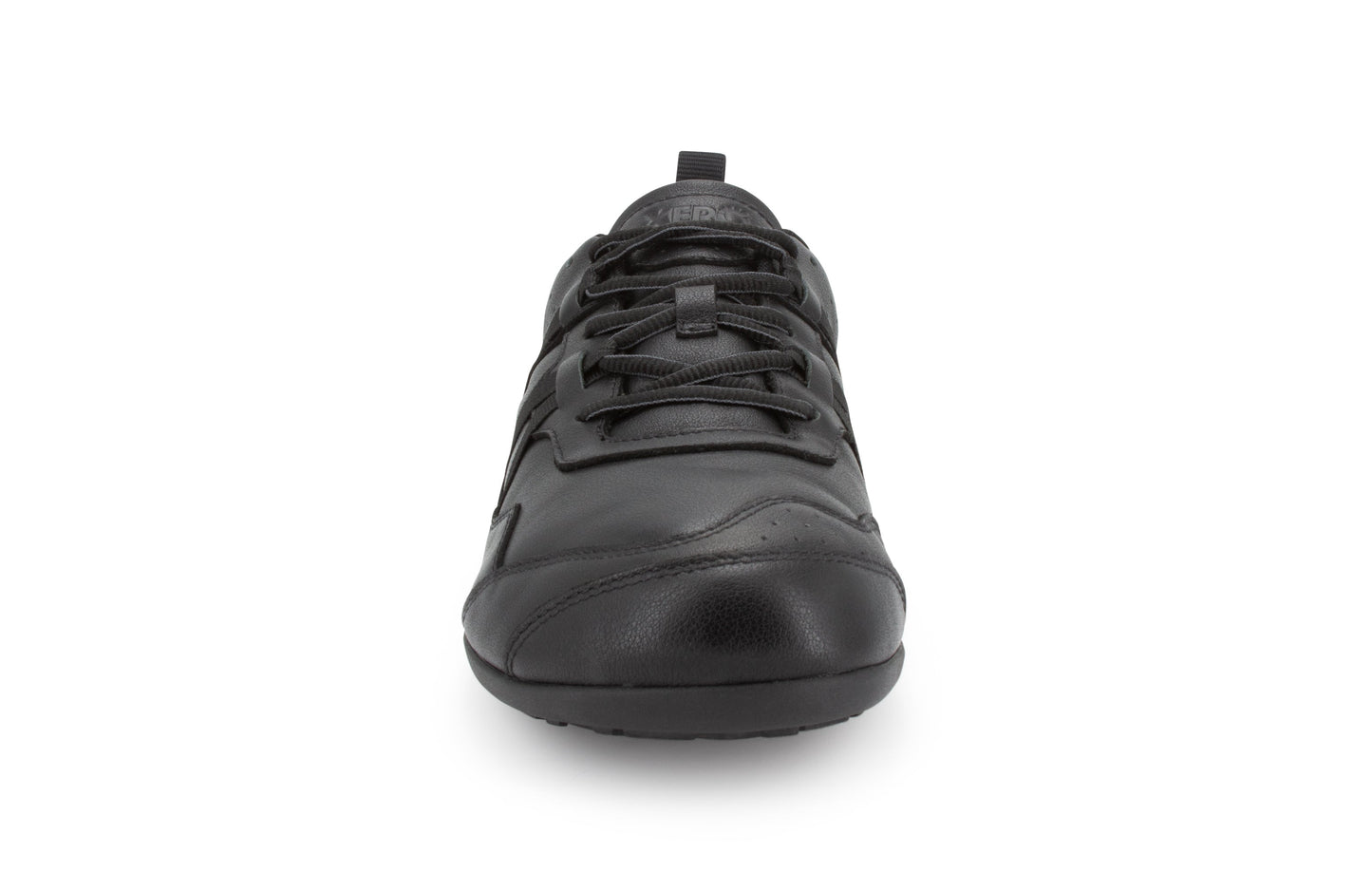 Xero Shoes Prio All-Day SR Mens barfods arbejdssko til mænd i farven black, forfra