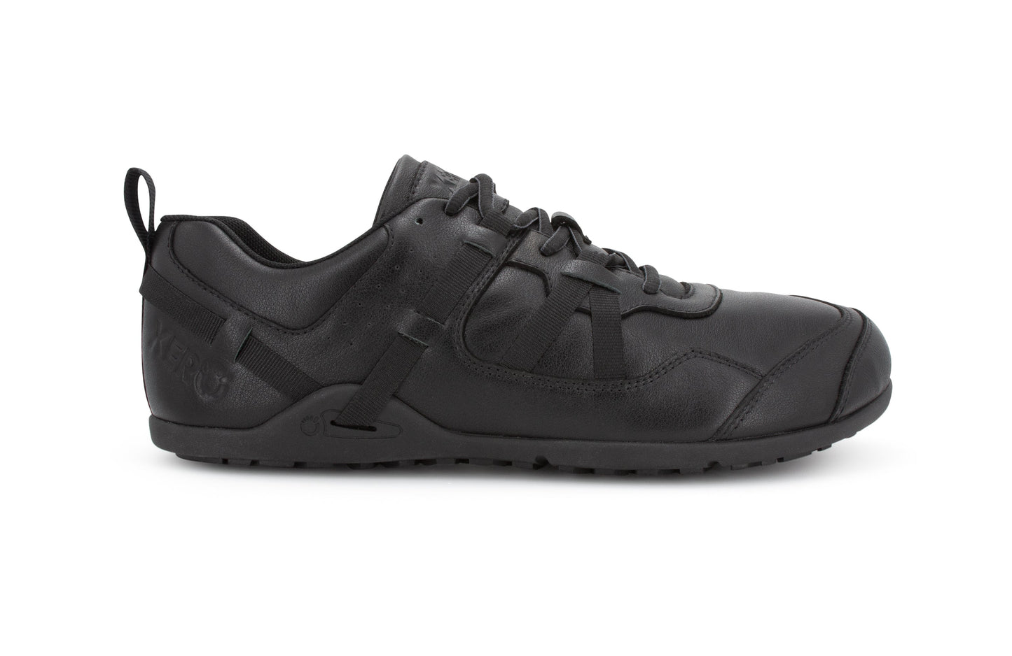 Xero Shoes Prio All-Day SR Mens barfods arbejdssko til mænd i farven black, yderside