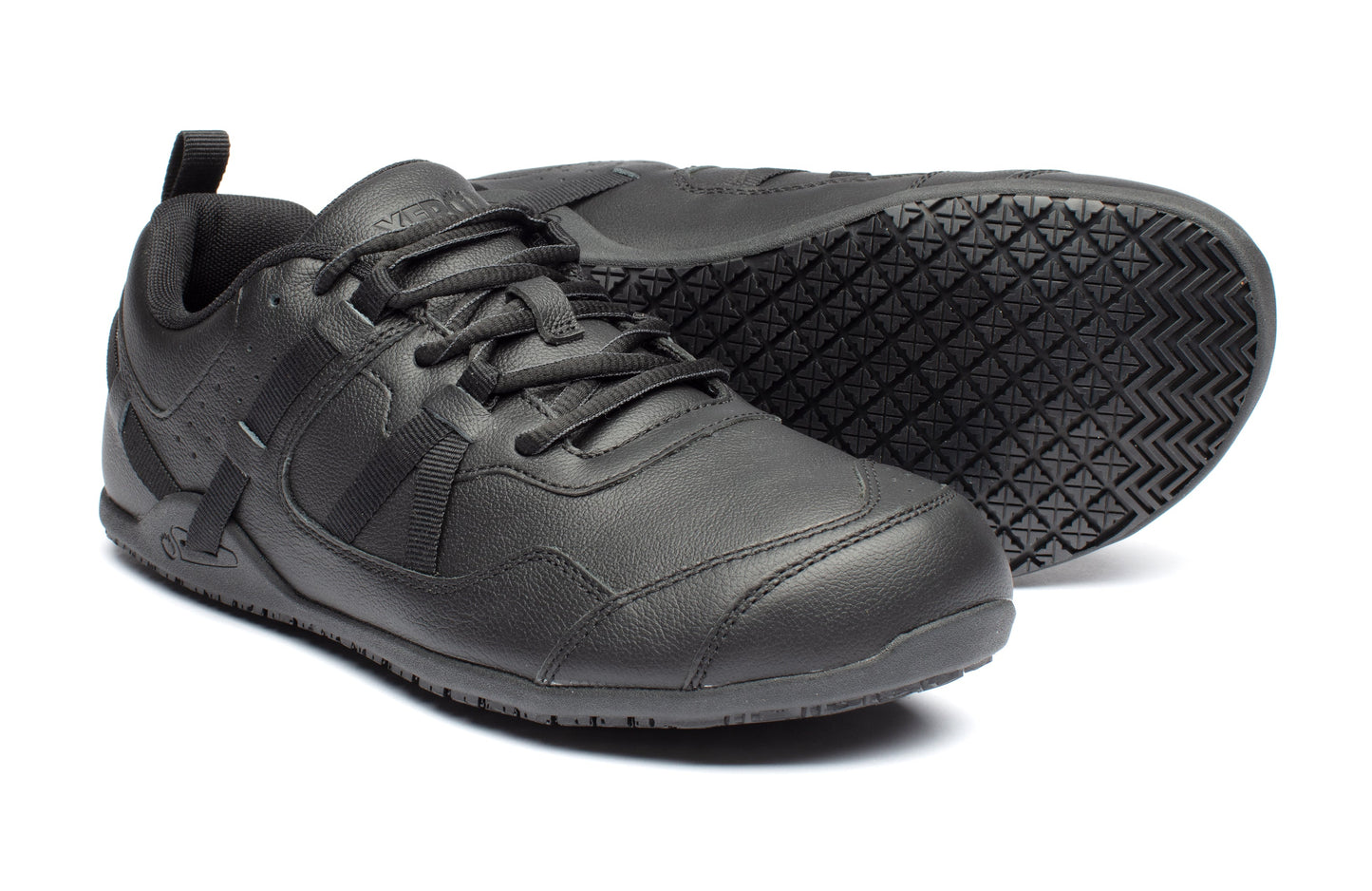 Xero Shoes Prio All-Day SR Womens barfods arbejdssko til kvinder i farven black, par