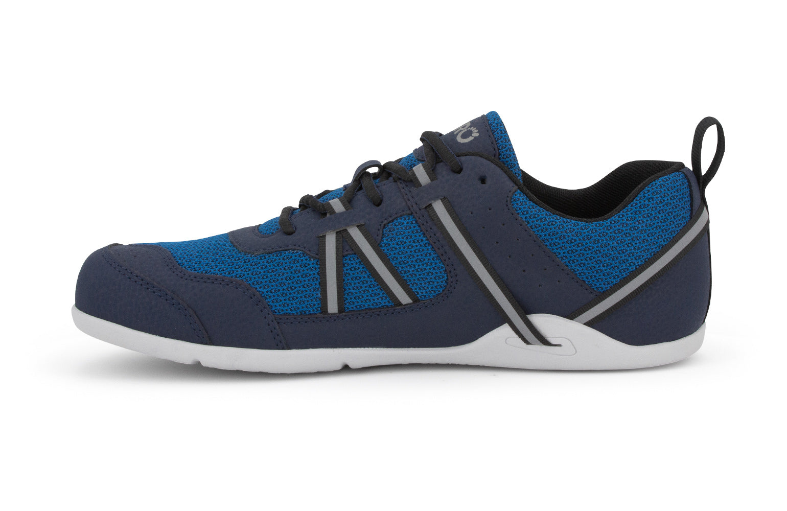 Xero Shoes Prio barfods løbesko/træningssko til mænd i farven mykonos blue, inderside