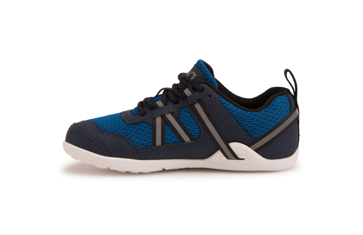 Xero Shoes Prio Kids barfods træningssko/sneakers til børn i farven mykonos blue, inderside