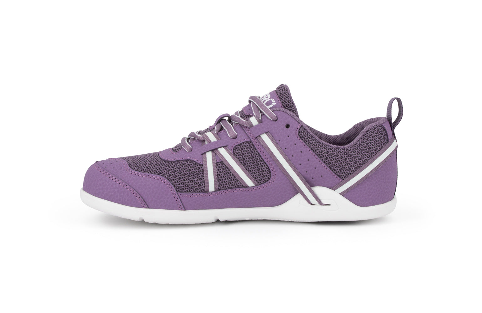 Xero Shoes Prio Kids barfods træningssko/sneakers til børn i farven violet, inderside