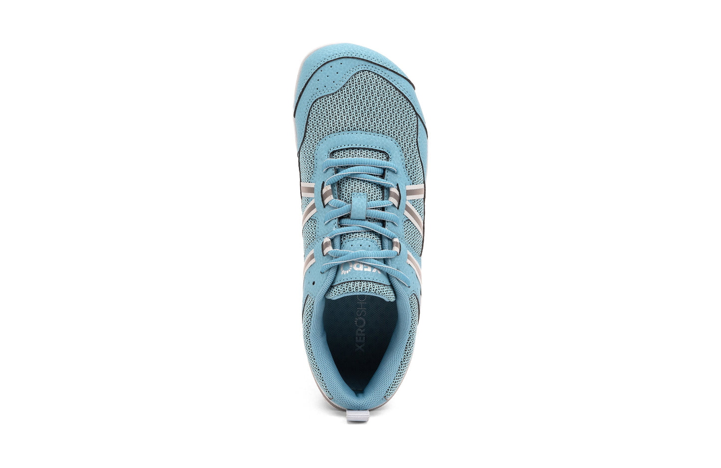 Mærkbare Prio Womens barfods sneakers til kvinder i farven delphinium blue, top