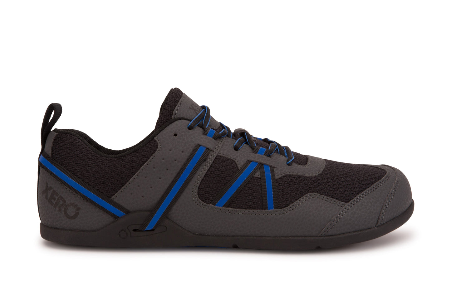 Xero Shoes Prio Womens barfods træningssko til kvinder i farven asphalt blue, yderside