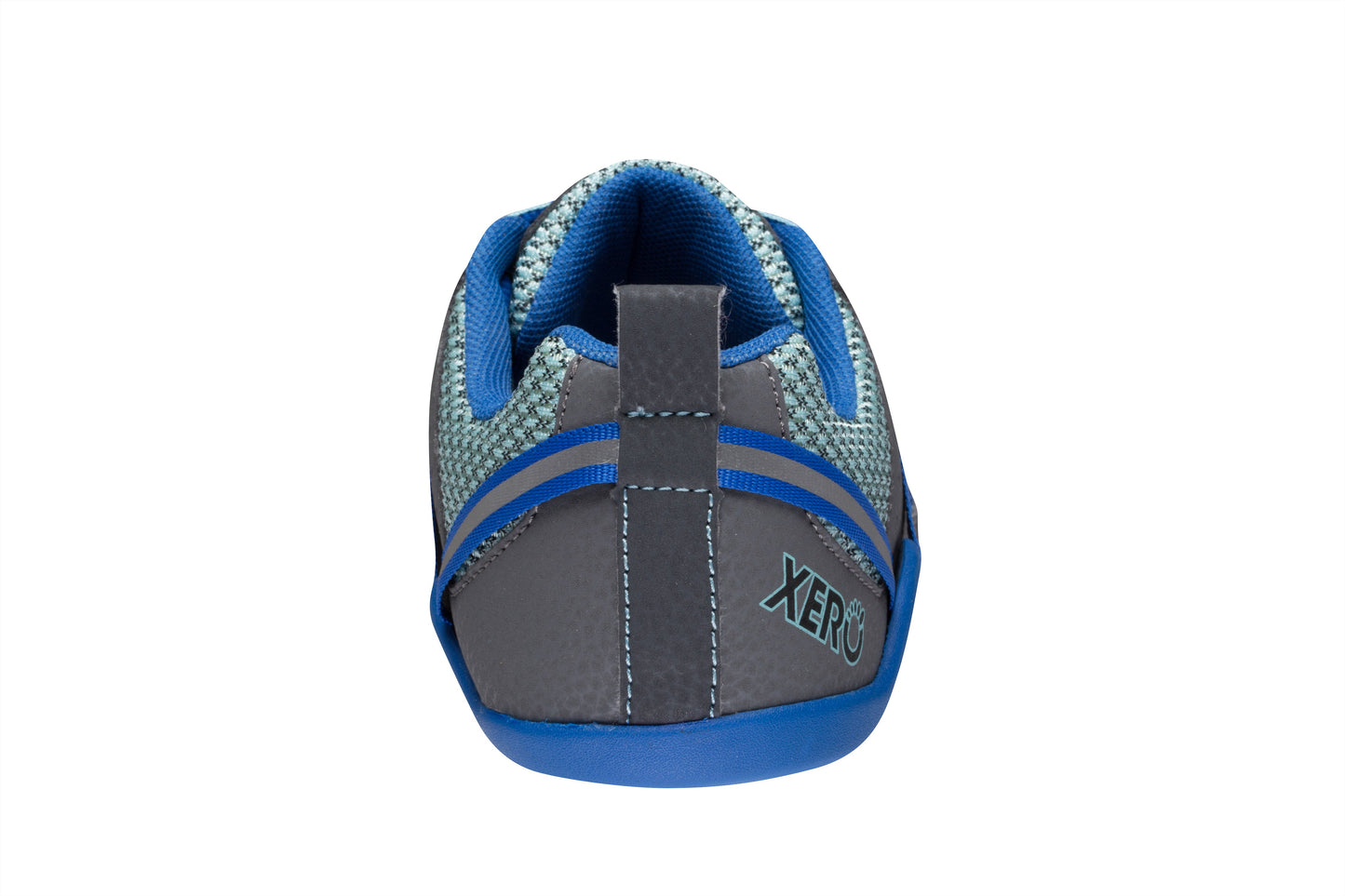 Xero Shoes Prio Womens barfods træningssko til kvinder i farven nautical blue, bagfra
