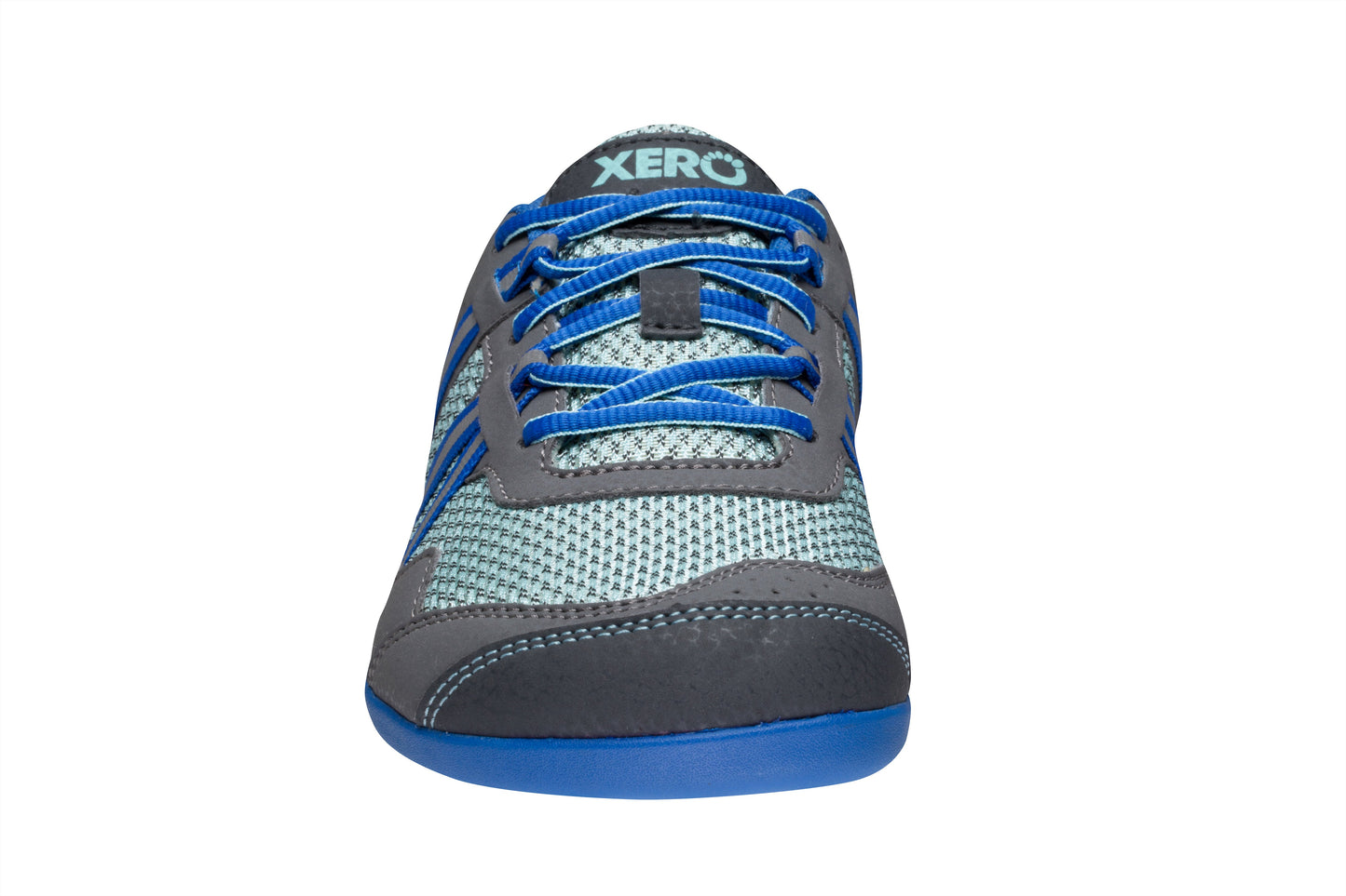 Xero Shoes Prio Womens barfods træningssko til kvinder i farven nautical blue, forfra