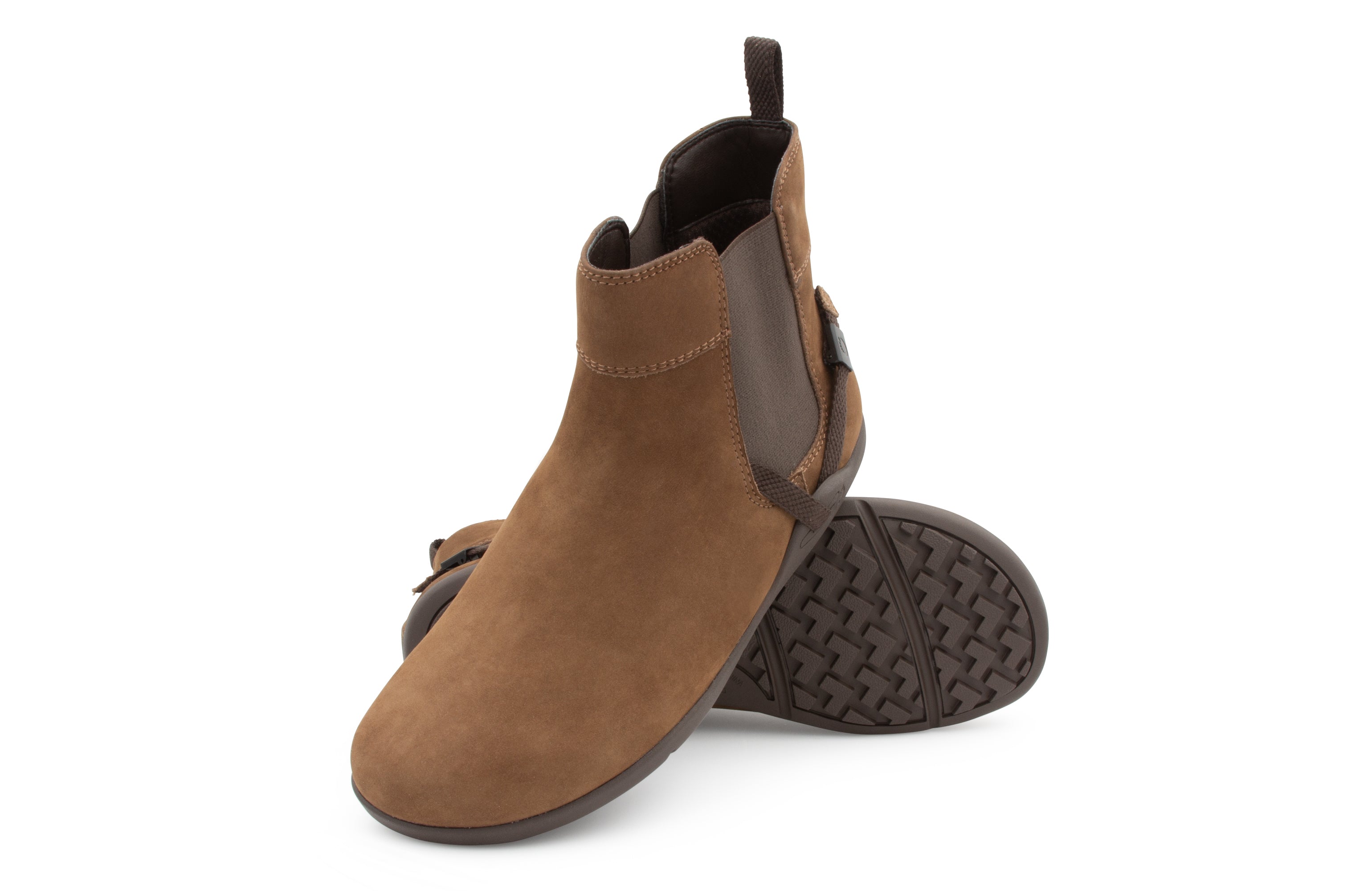 Xero Shoes Tari barfods chelsea vinterstøvler til kvinder i farven toffee, par