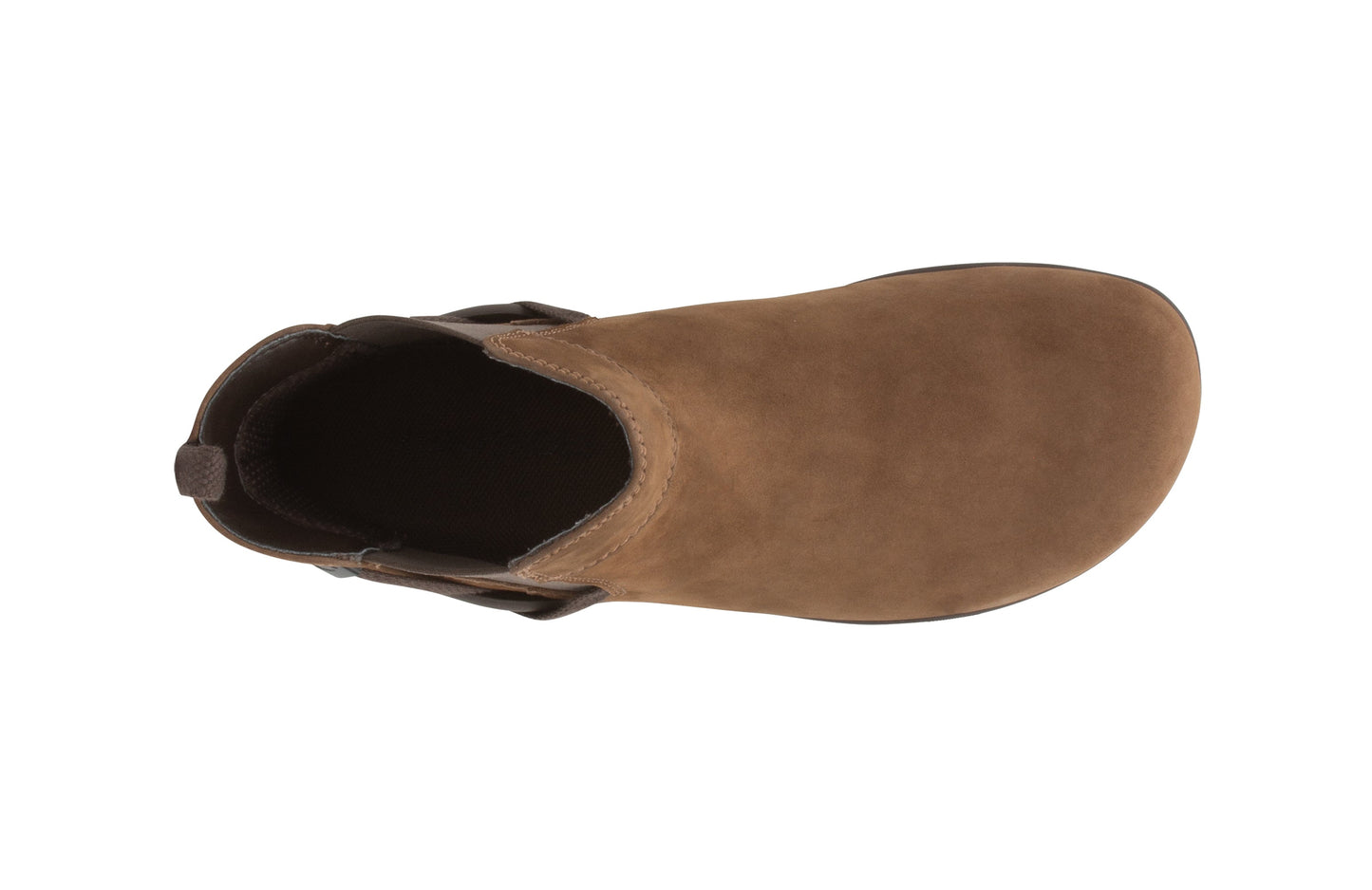 Xero Shoes Tari barfods chelsea vinterstøvler til kvinder i farven toffee, top