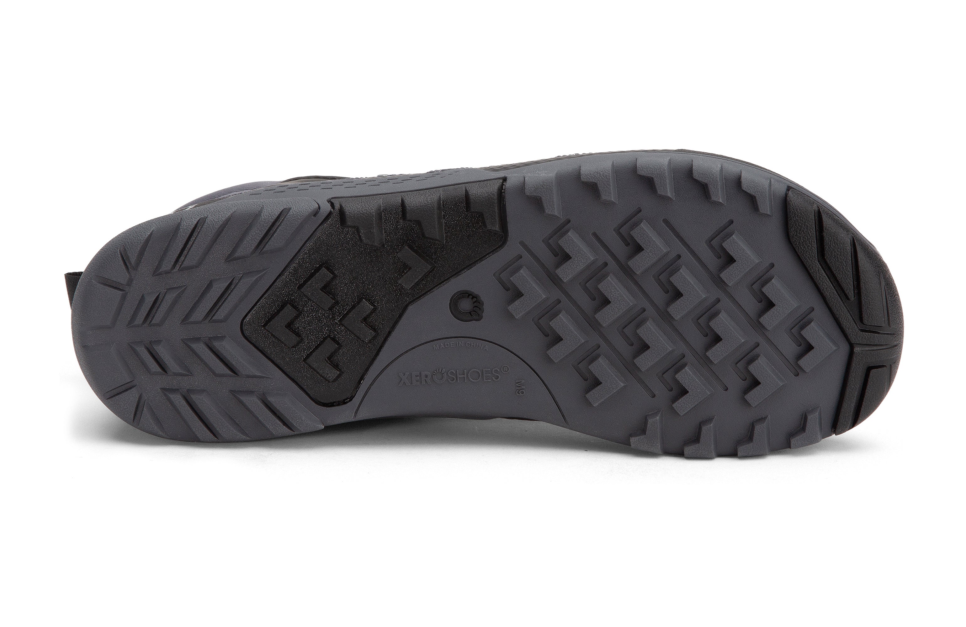Xero Shoes Xcursion Fusion barfods støvler til mænd i farven moonlit blue / black, saal
