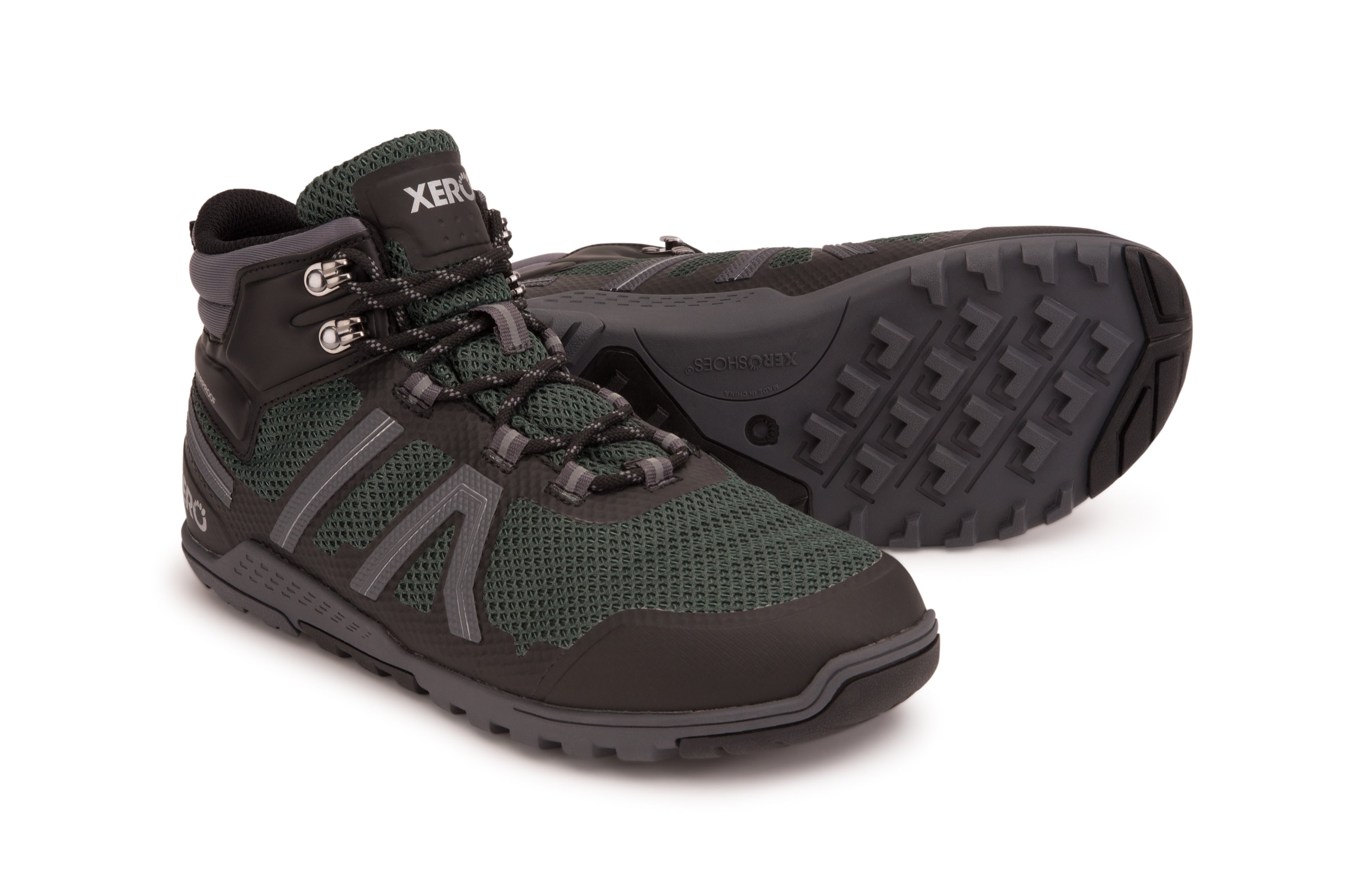 Xero Shoes Xcursion Fusion barfods støvler til mænd i farven spruce, par