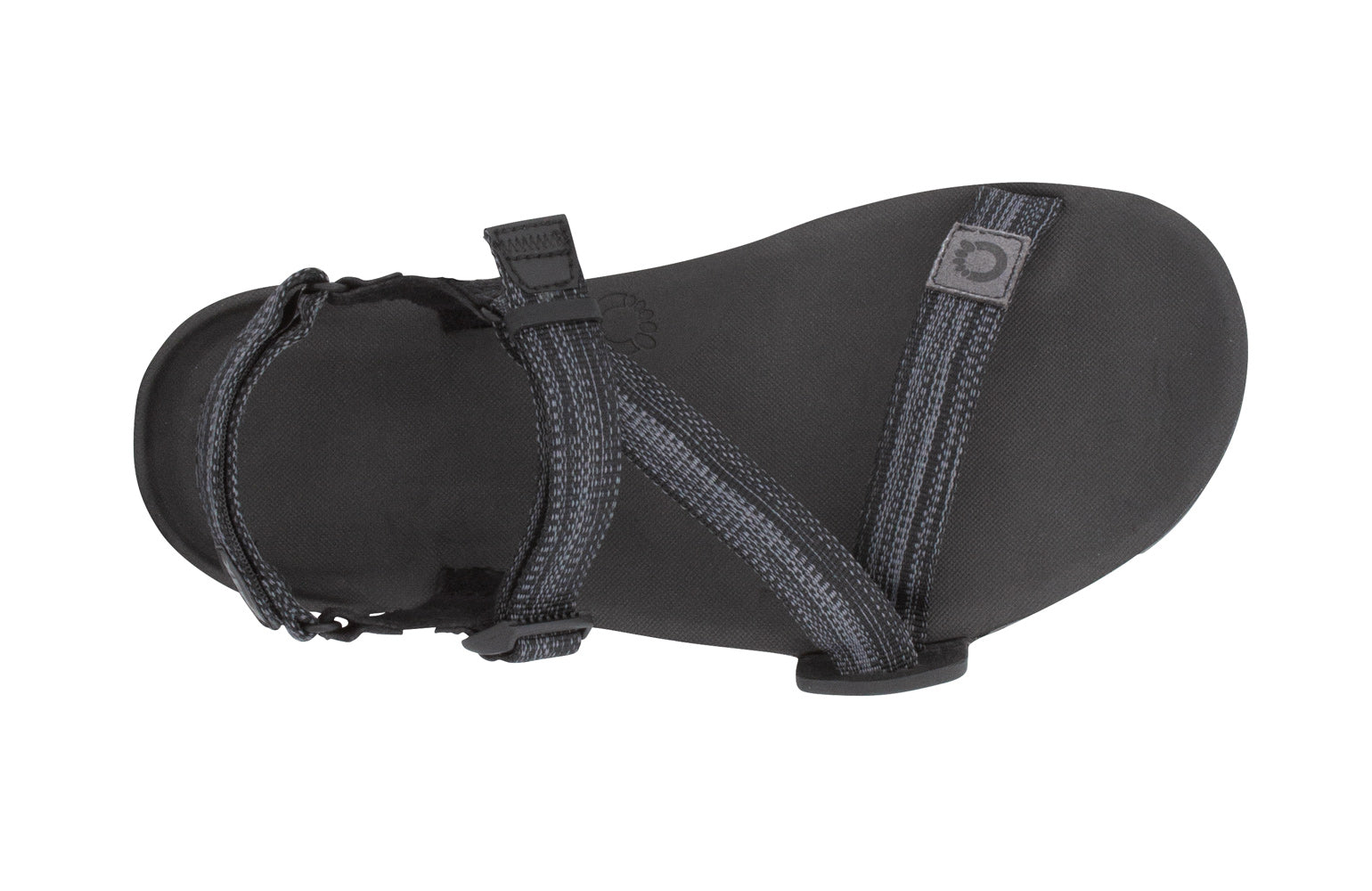 Xero Shoes Z-Trail EV Mens barfods vandresandaler til mænd i farven multi-black, top