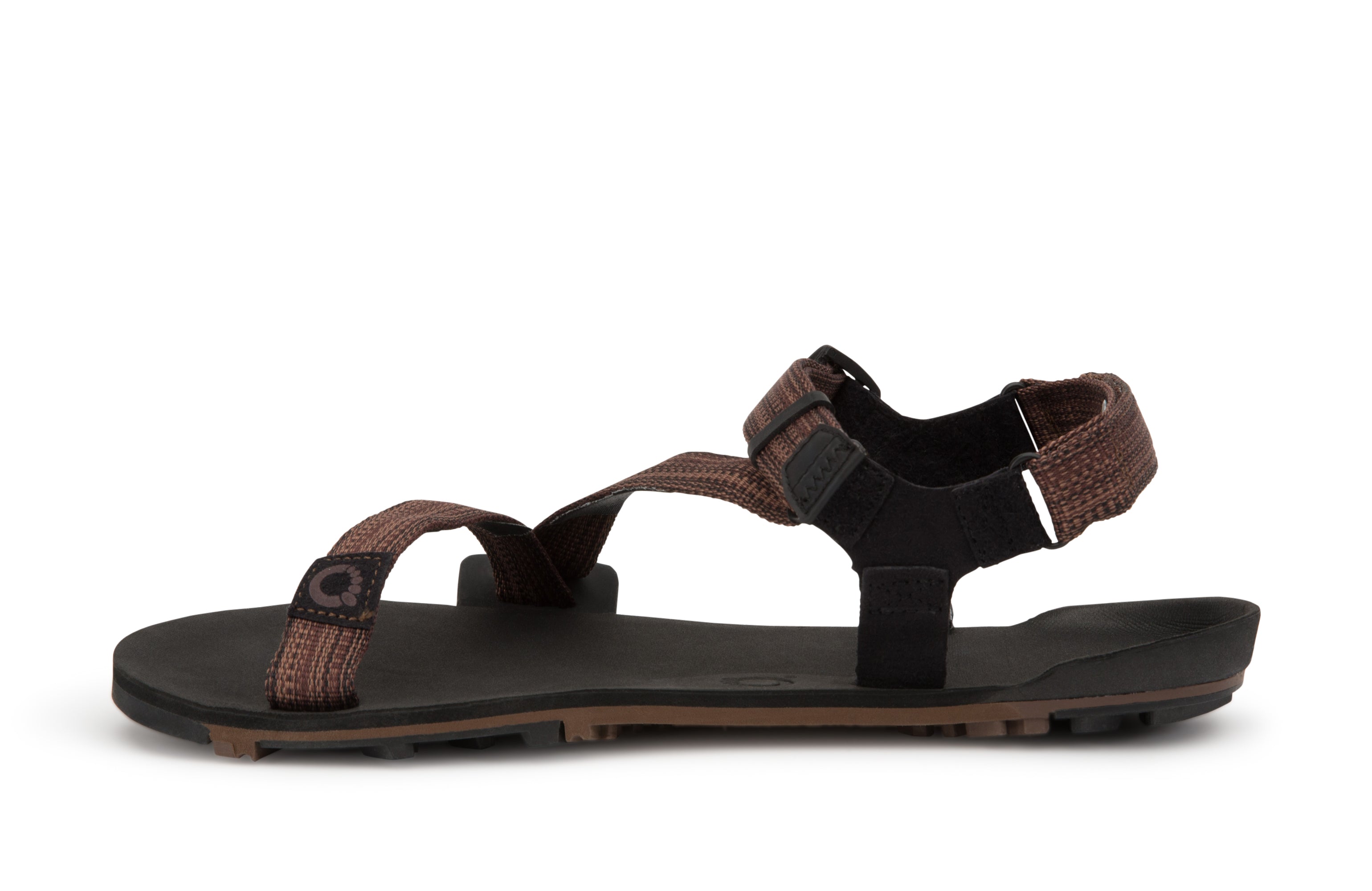 Xero Shoes Z-Trail EV Mens barfods vandresandaler til mænd i farven multi-brown, inderside