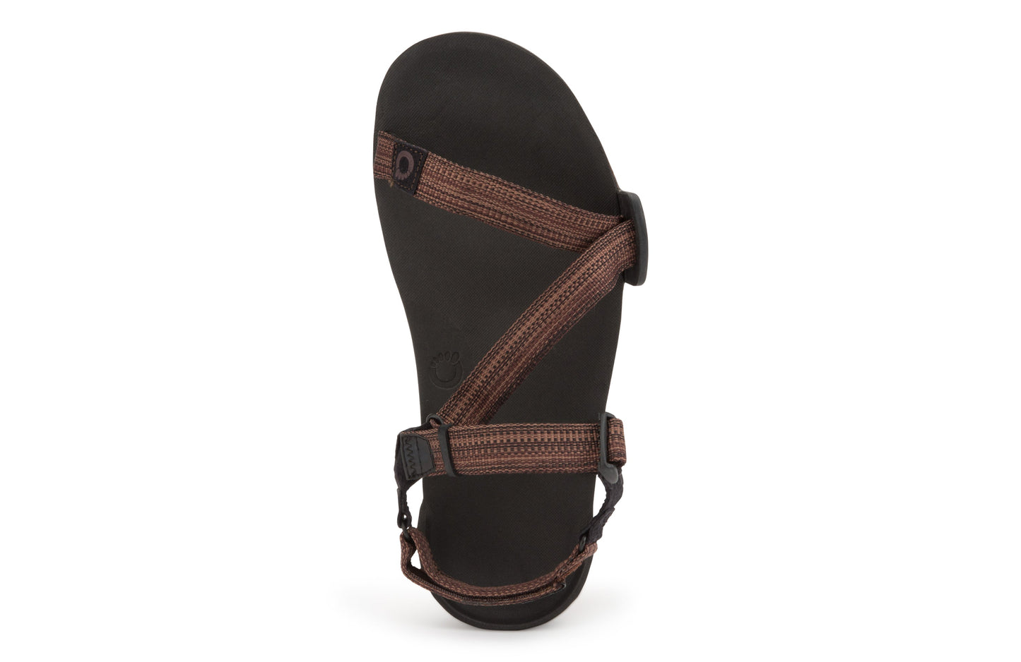 Xero Shoes Z-Trail EV Mens barfods vandresandaler til mænd i farven multi-brown, top