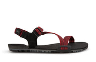 Xero Shoes Z-Trail EV Mens barfods vandresandaler til mænd i farven red, yderside