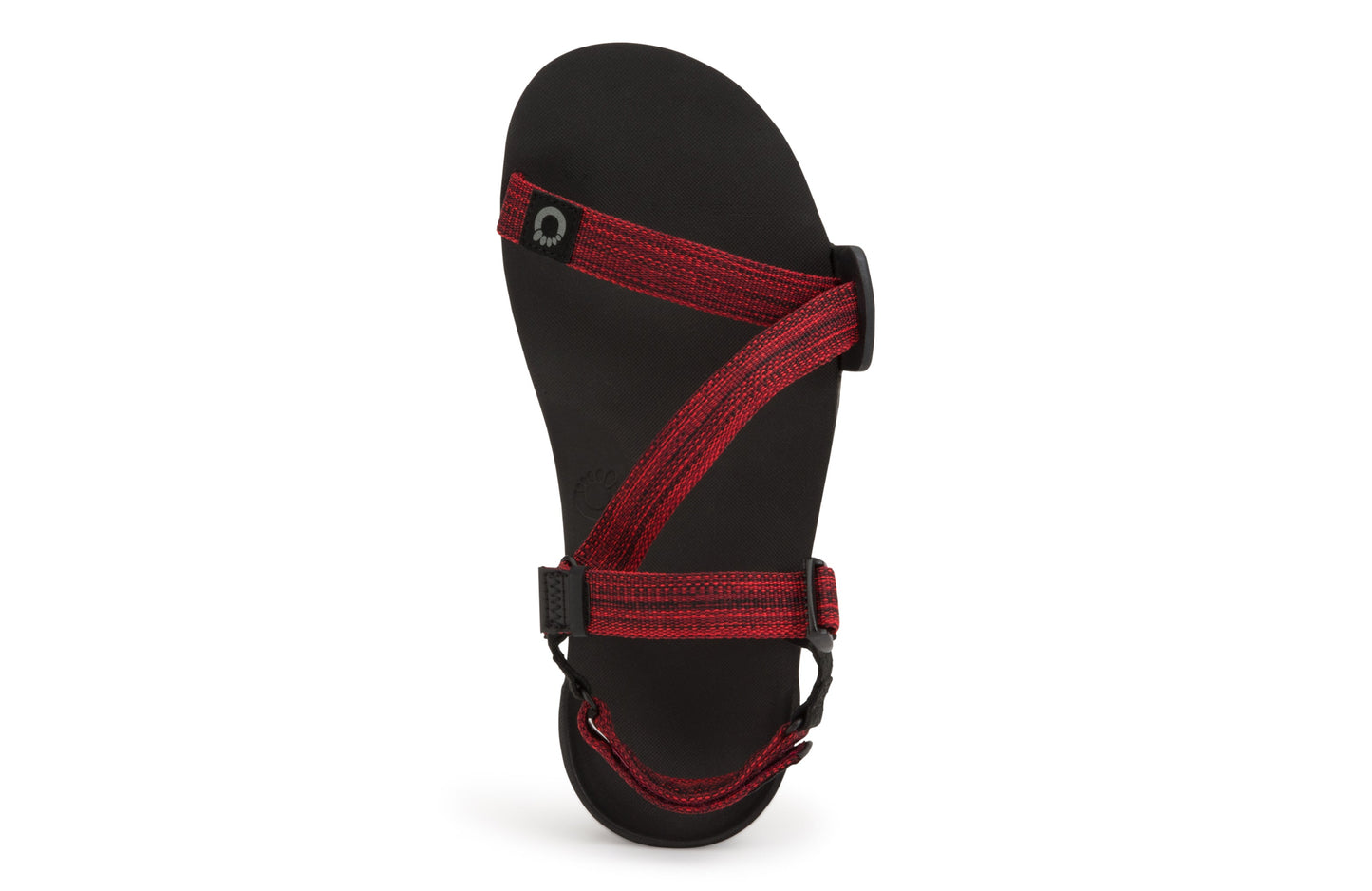 Xero Shoes Z-Trail EV Mens barfods vandresandaler til mænd i farven red, top