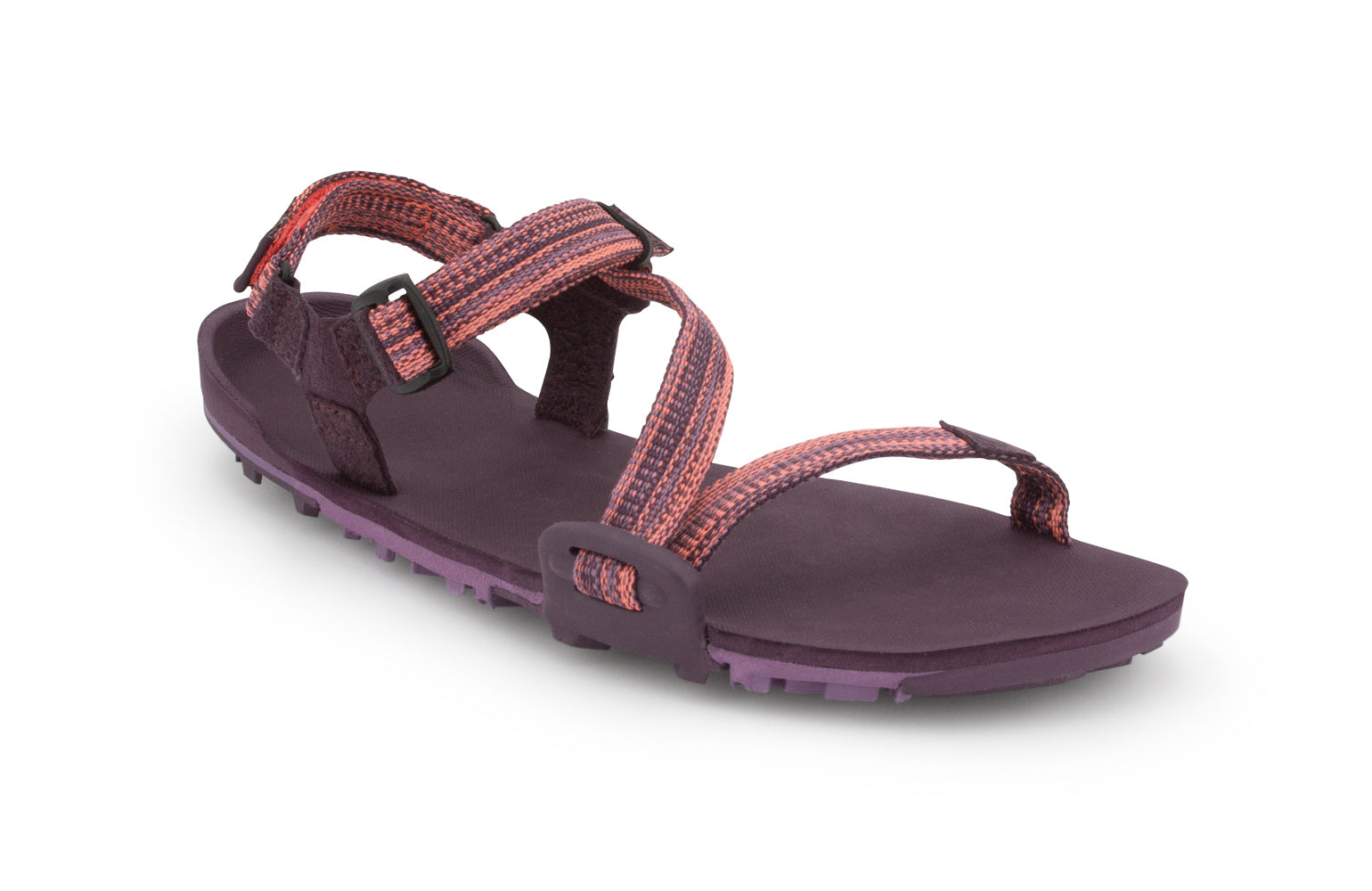 Xero Shoes Z-Trail EV Women barfods sandaler til kvinder i farven magenta, vinklet