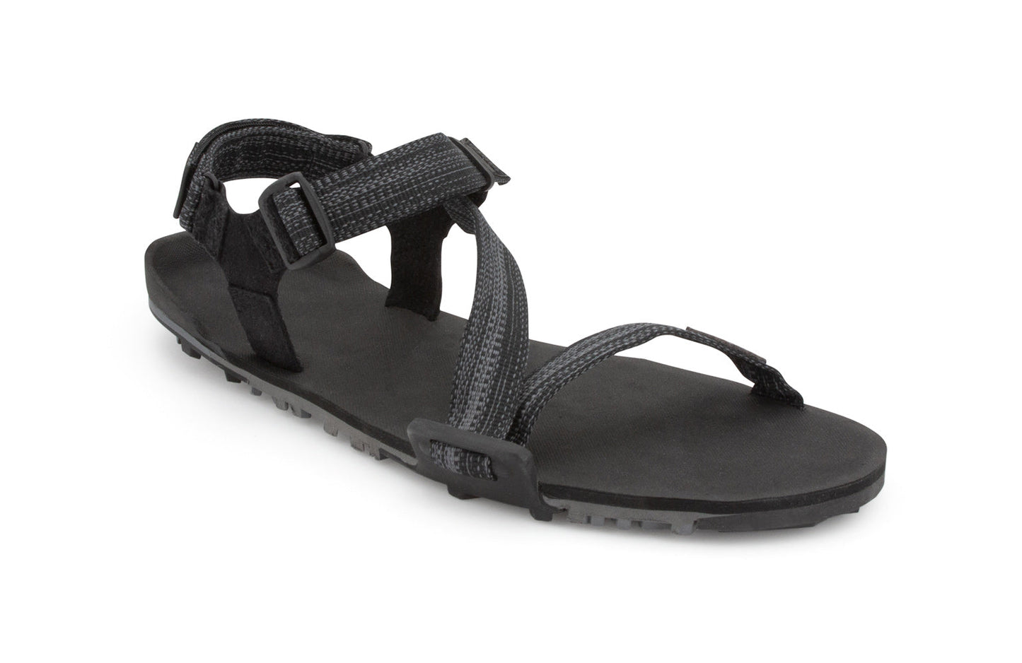Xero Shoes Z-Trail EV Women barfods sandaler til kvinder i farven multi black, vinklet