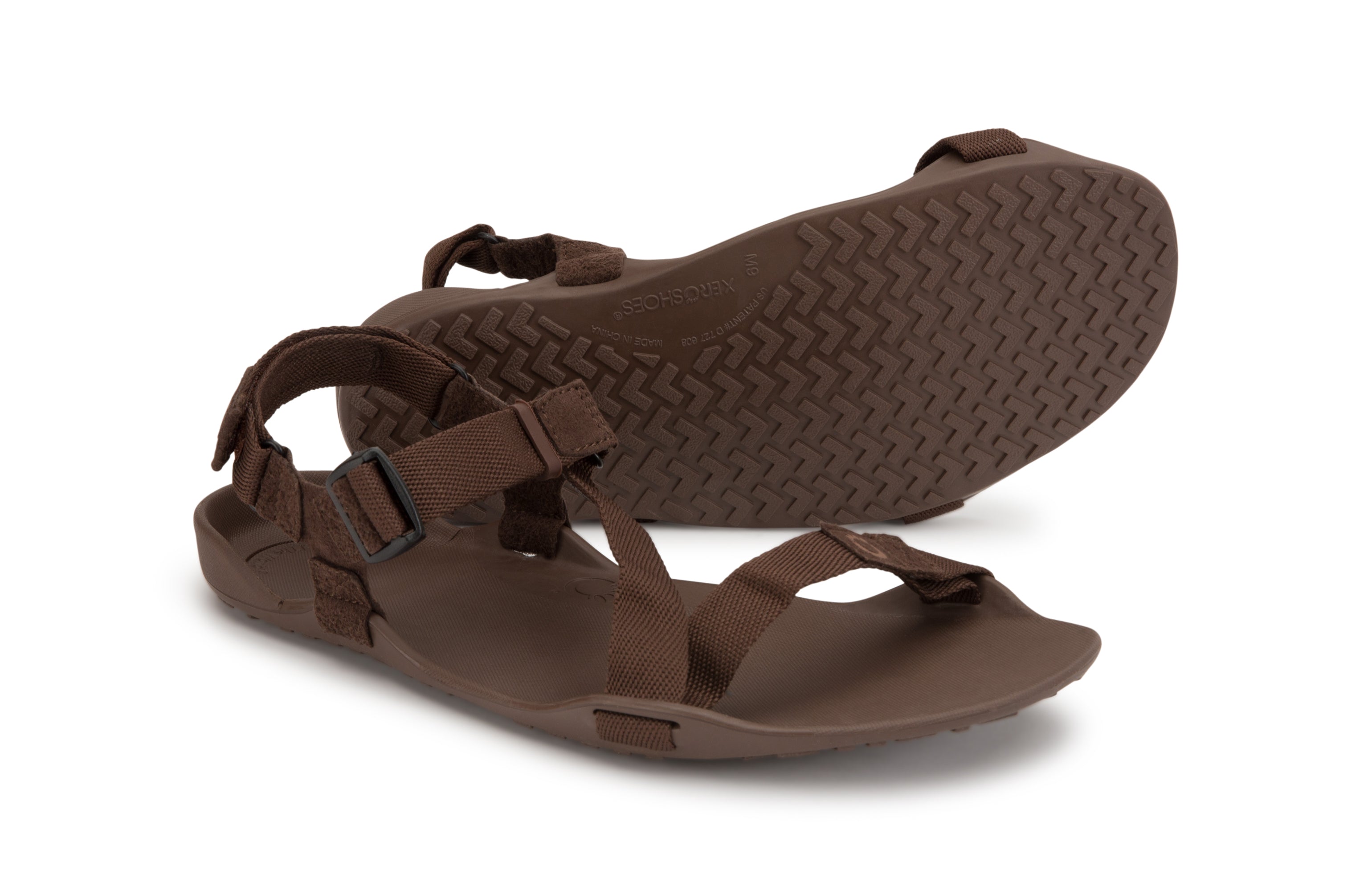 Xero Shoes Z-Trek Men barfods sandaler til mænd i farven brown, par