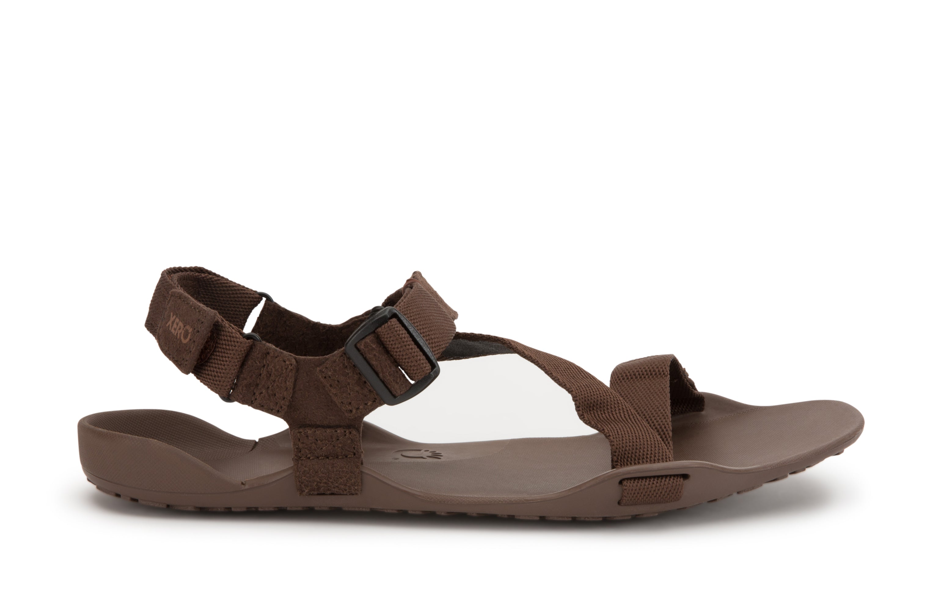 Xero Shoes Z-Trek Men barfods sandaler til mænd i farven brown, yderside