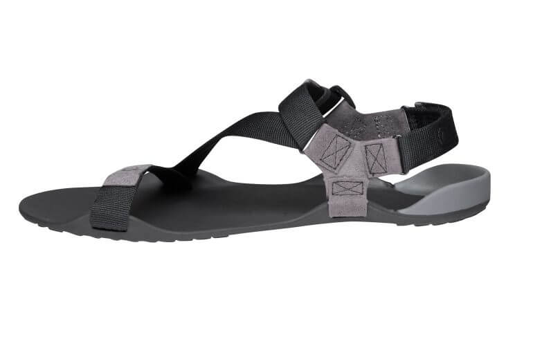 Xero Shoes Z-Trek Men barfods sandaler til mænd i farven coal, inderside