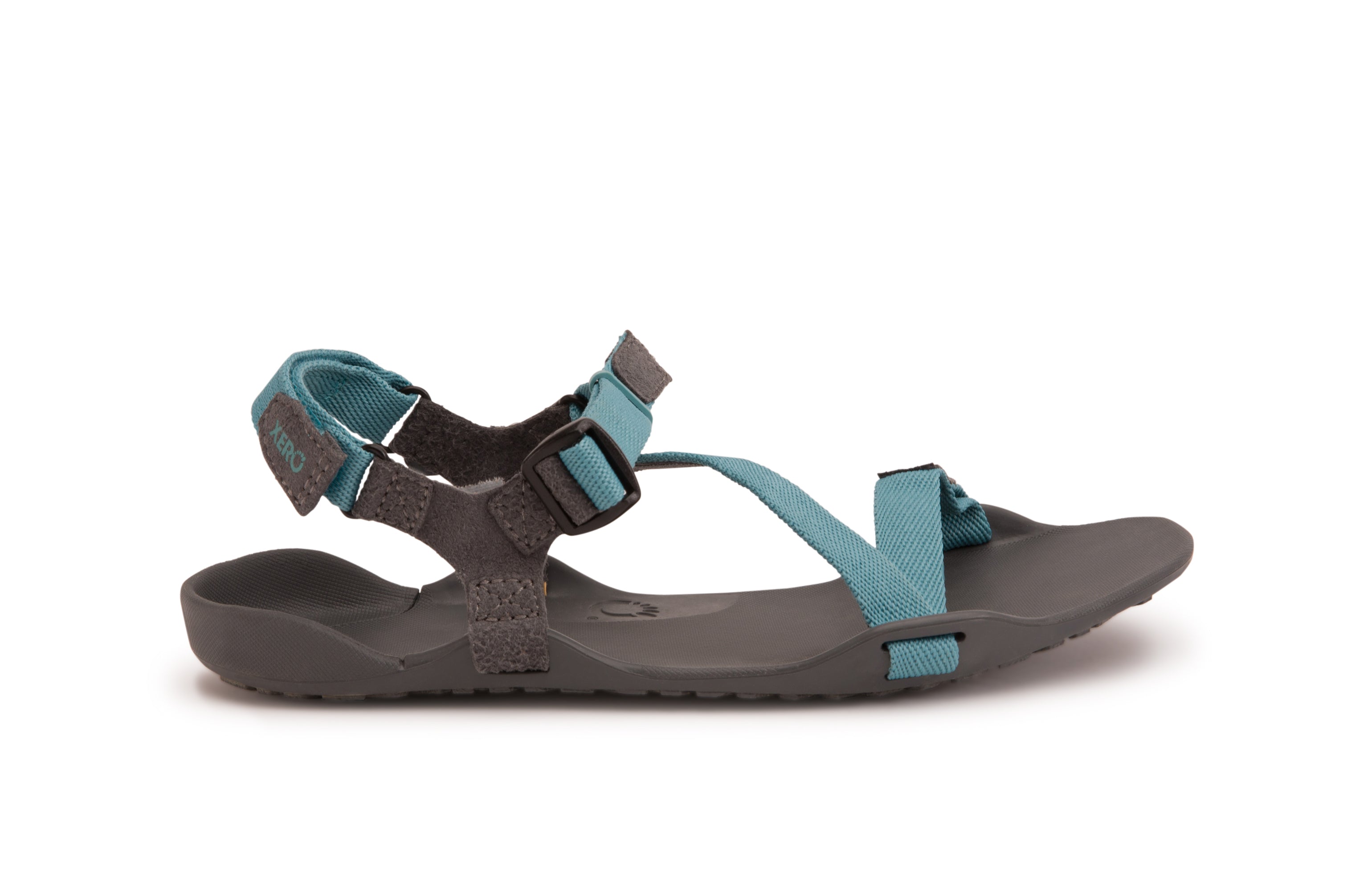 Xero Shoes Z-Trek Women barfods sandaler til kvinder i farven porcelain blue, yderside