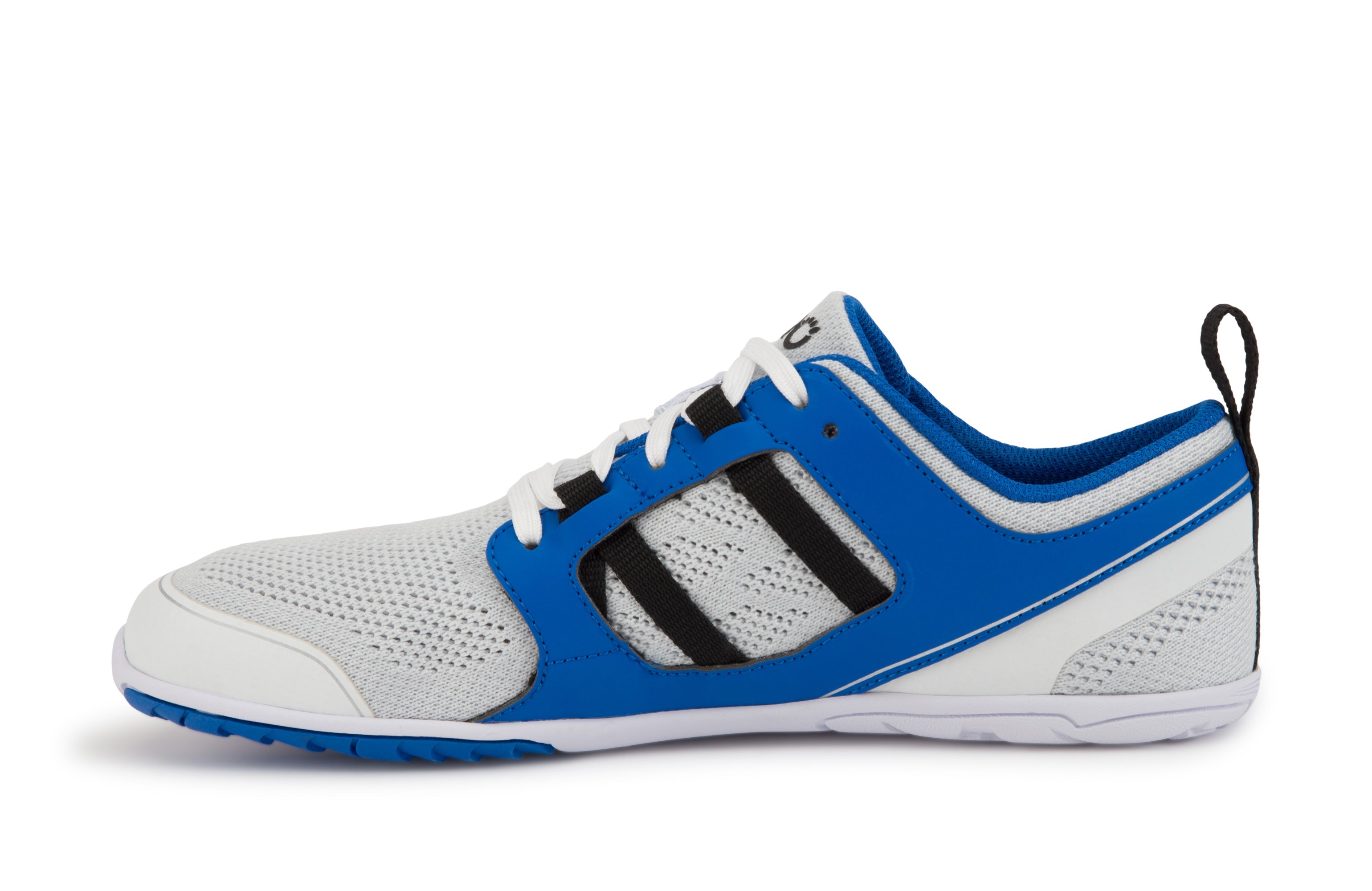 Xero Shoes Zelen Mens barfods sneaker træningssko til mænd i farven white / victory blue, inderside