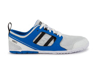 Xero Shoes Zelen Mens barfods sneaker træningssko til mænd i farven white / victory blue, yderside