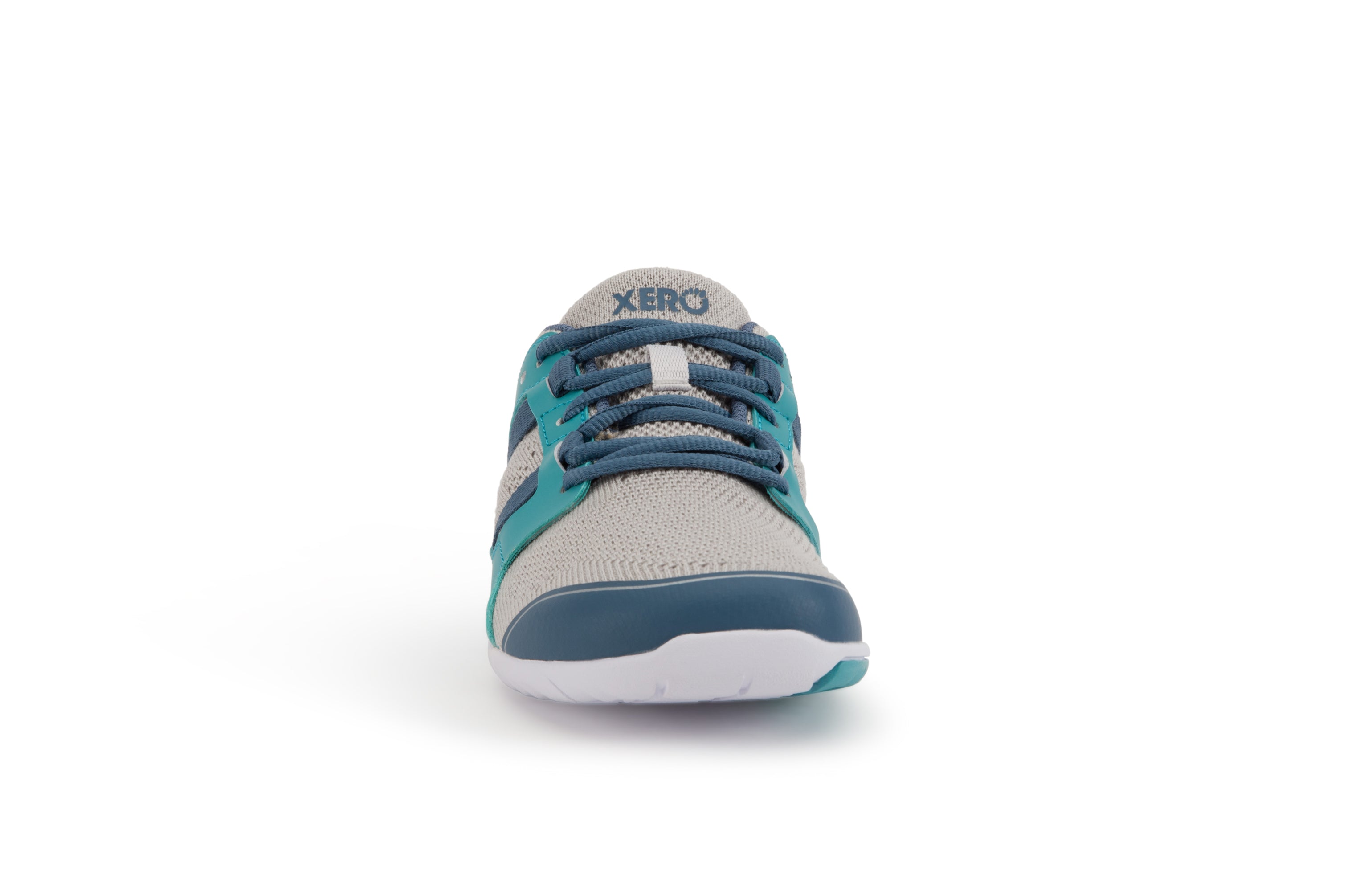 Xero Shoes Zelen Womens barfods træningssko til kvinder i farven cloud / porcelain blue, forfra