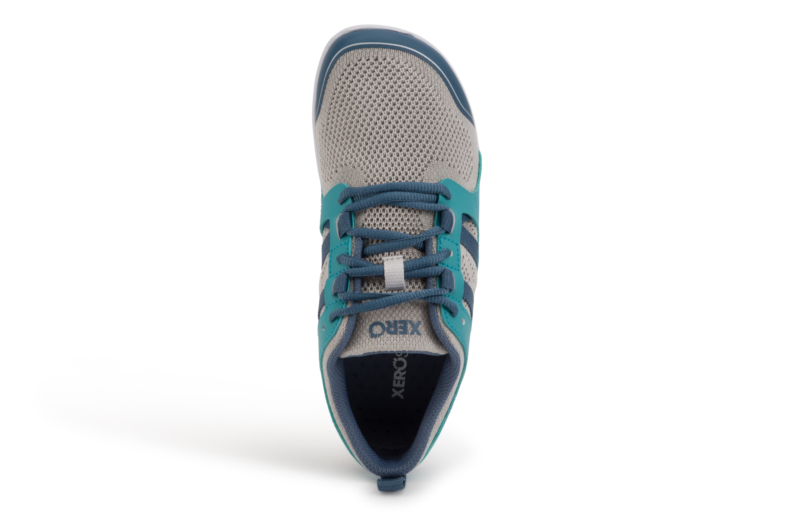 Xero Shoes Zelen Womens barfods træningssko til kvinder i farven cloud / porcelain blue, top