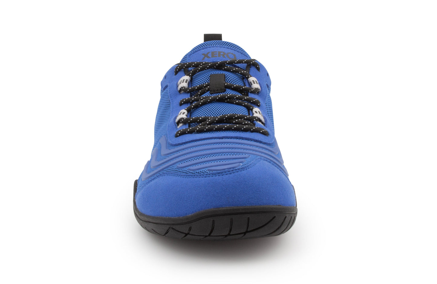 Xero Shoes 360° Mens barfods træningssko til mænd i farven blue gray, forfra