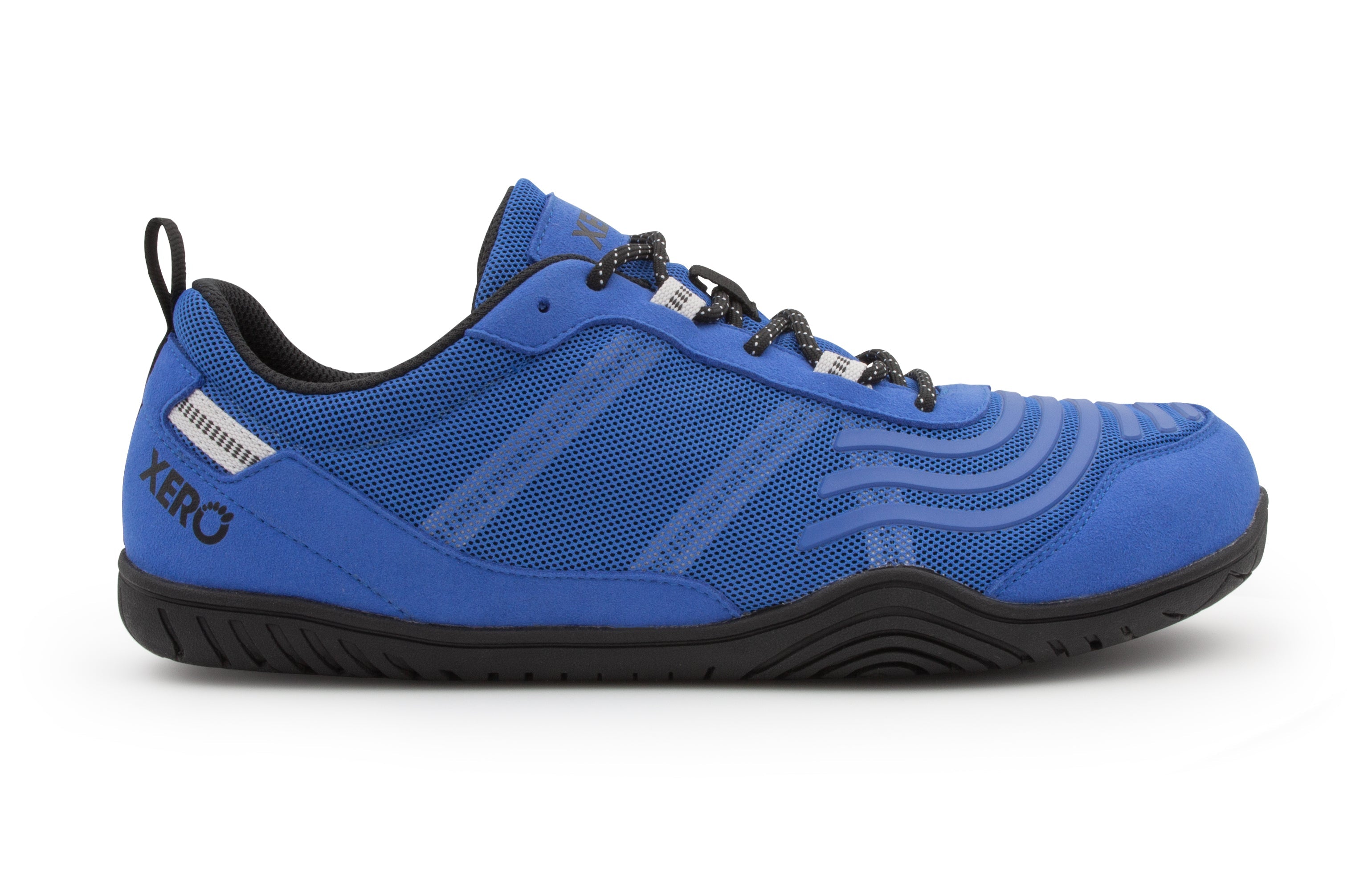 Xero Shoes 360° Mens barfods træningssko til mænd i farven blue gray, yderside