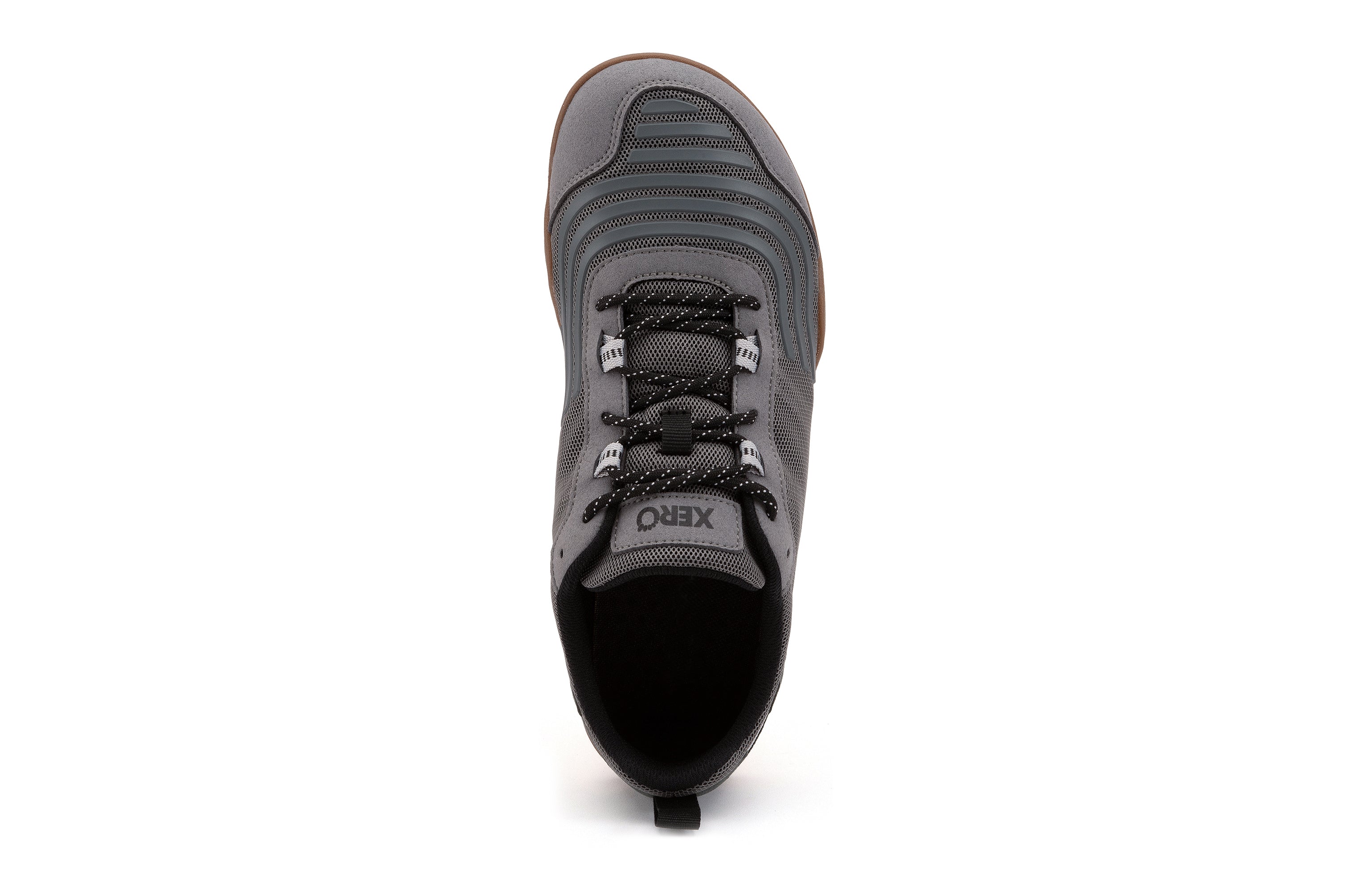 Xero Shoes 360° Mens barfods træningssko til mænd i farven steel gray / thyme, top